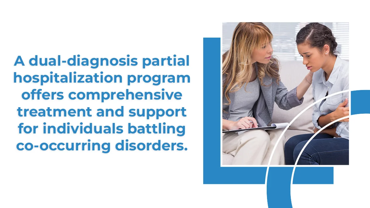 A dual-diagnosis partial hospitalization program offers comprehensive treatment and support for individuals battling co-occurring disorders.